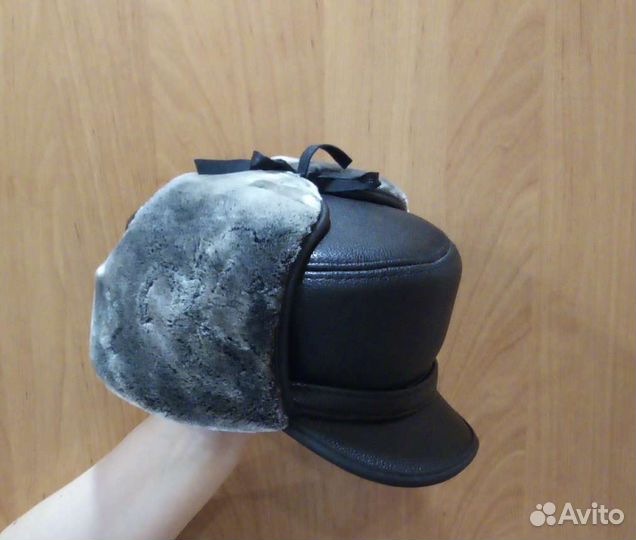 Шапка-ушанка мужская новая