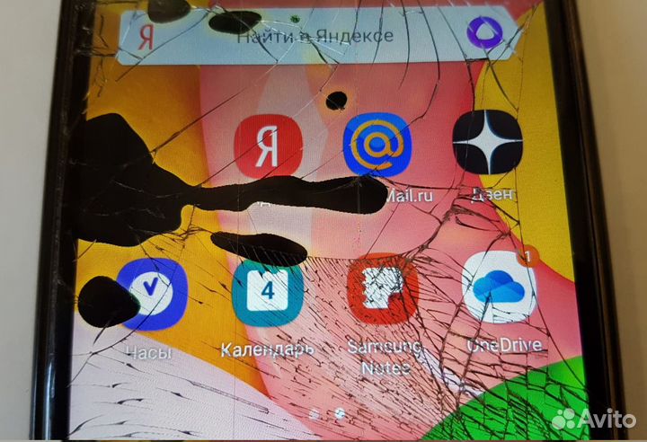 Samsung A01 поврежден экран
