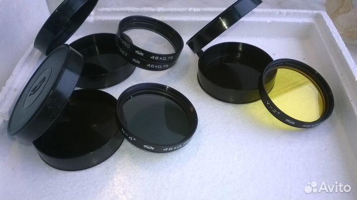 Светофильтры 46х0,75 N-4Х, Y-2x, F667, F250
