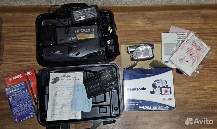 Видеокамеры Panasonic dvd /Hitachi VHS