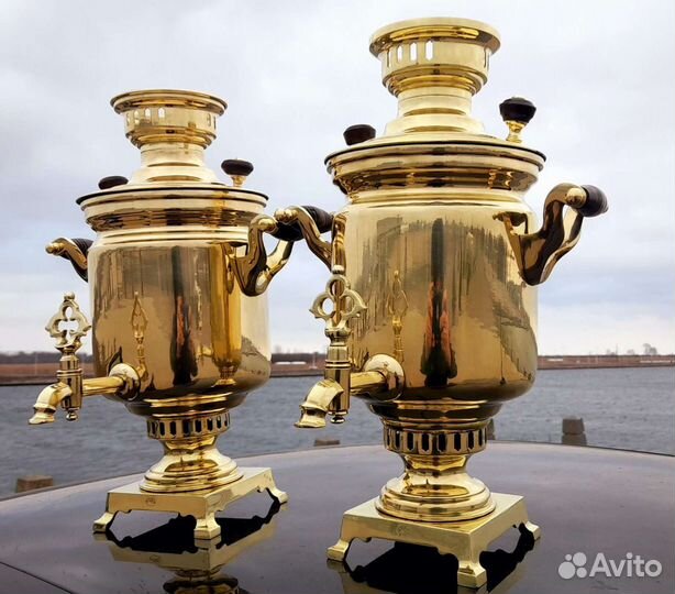 Самовар старинный 3 литра