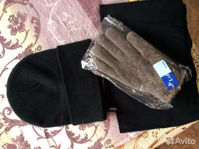 Шапка шарф перчатки