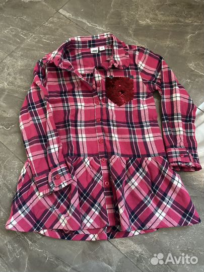 Рубашка для девочки 104