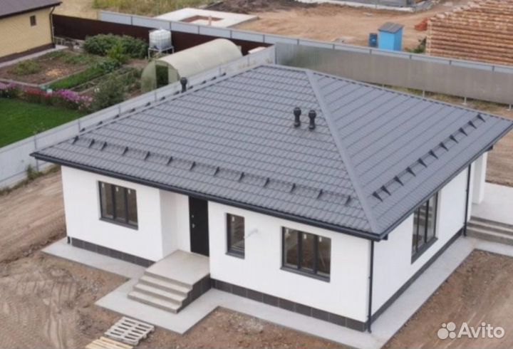 Проект дома готовый 100м2 газобетон