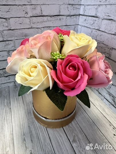 Мыльные розы. Подарок на 8 Марта