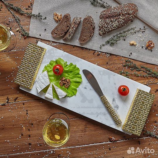 Поднос / Доска сервировочная Мрамор