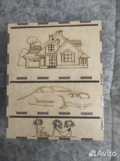 Копилка деревянная