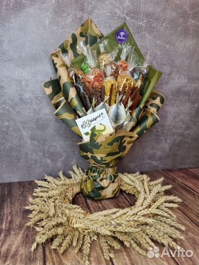 Съедобные букеты со снеками к пенному