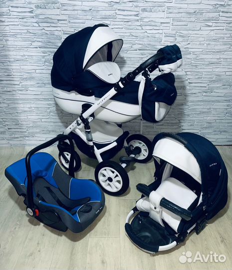 Riko Bruno 2 в 1 + автолюлька (доставка )