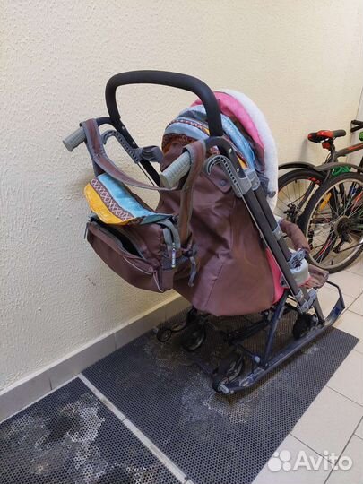 Коляска санки