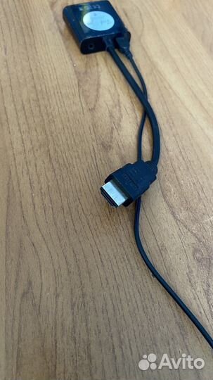 Переходник hdmi vga с доп. питанием