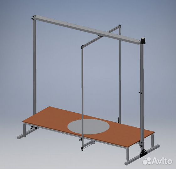 Плоттер для резки пенопласта с поворотной осью