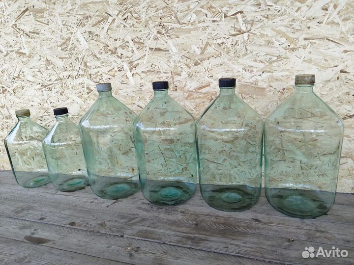 Бутыли стеклянные 20 л и 10 л