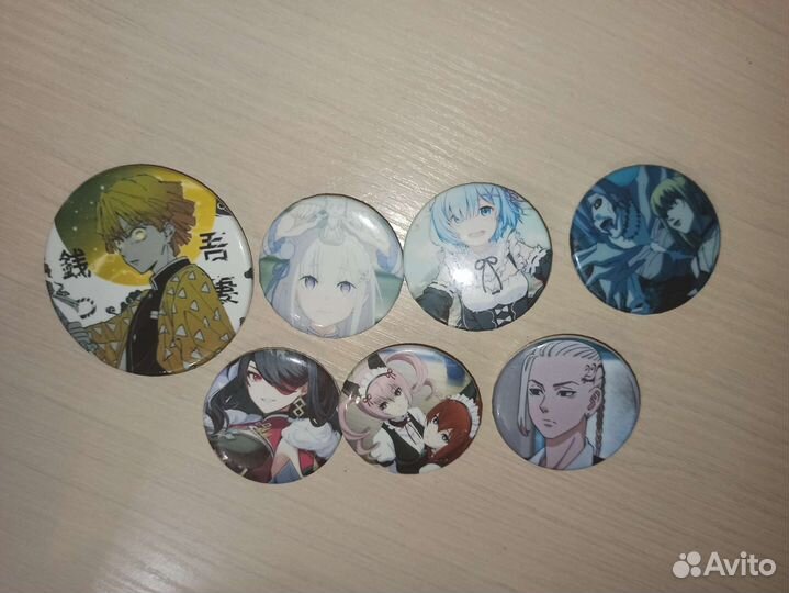 Значки аниме