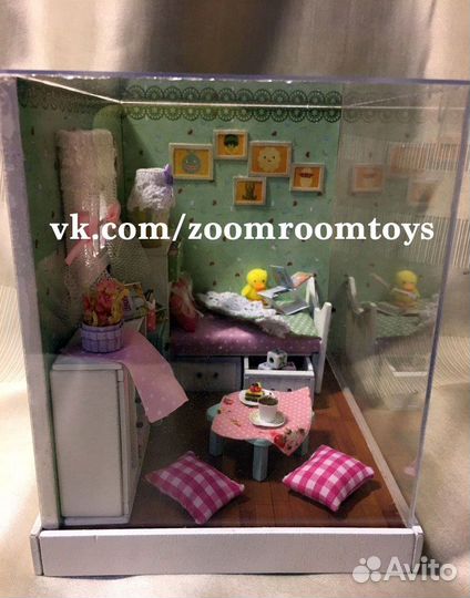 Готовый собранный румбокс миниатюра, для лол