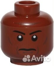 Деталь Lego 3626pb0424 Reddish Brown U