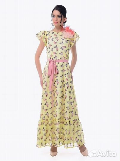 Платье шифоновое, новое с биркой и этикеткой