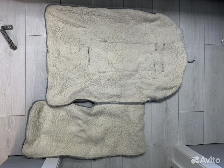 Конверт зимний в коляску овчина