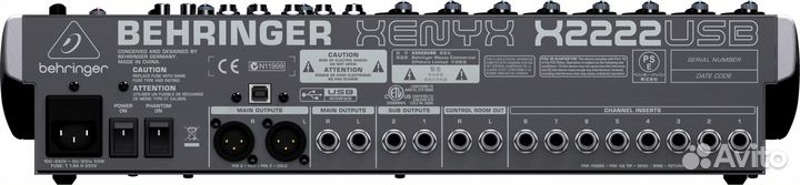 Микшерный пульт Behringer X2222USB