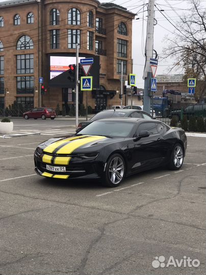 Аренда шевролет камаро с водителем