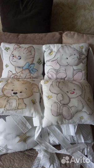 Бортики в кроватку