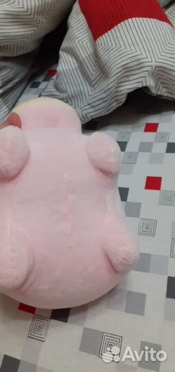 Свинка с очками плюшевая