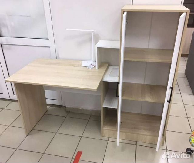 Стол компьютерный скм-1 белый