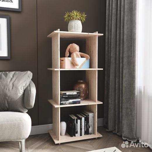 Стелажи деревянные