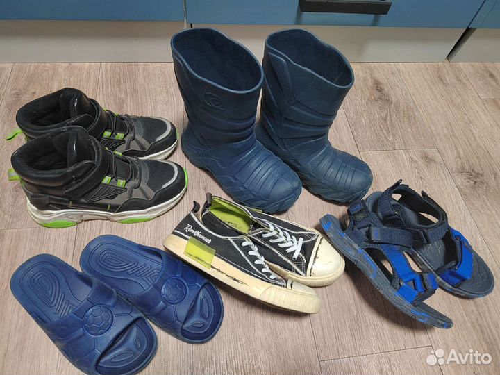 Одежда и обувь на мальчика пакетом