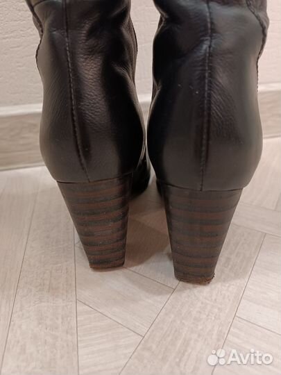 Сапоги женские натуральная кожа 39