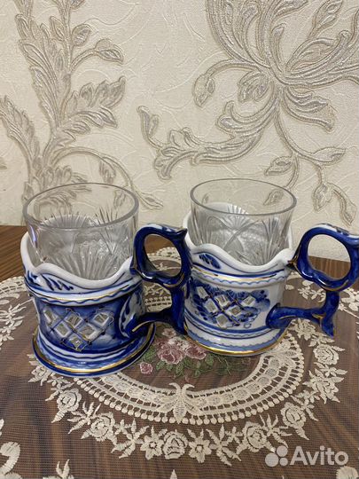 Подстаканник гжель