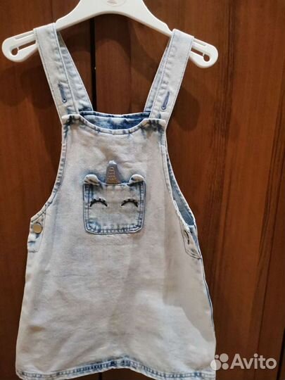 Джинсовые сарафаны р. 110