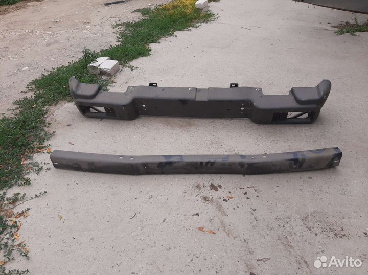 Передний и задний бампера на УАЗ Хантер