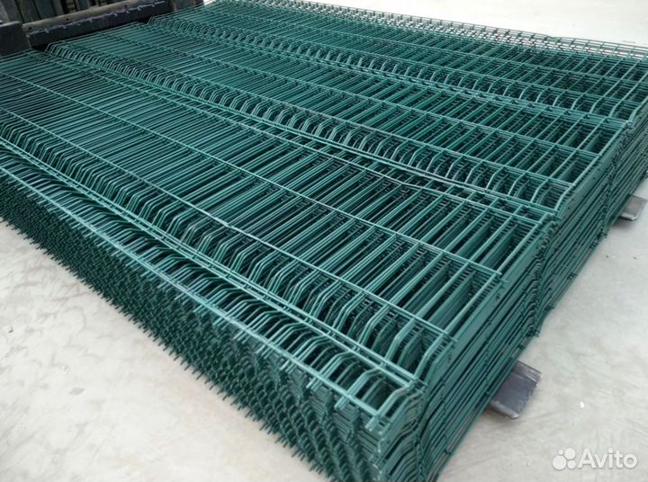 3Д сетка для забора зеленая, коричневая, серая