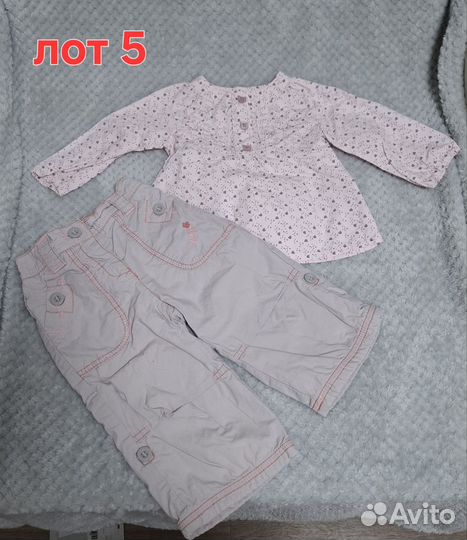 Одежда для девочки 6-9 месяцев