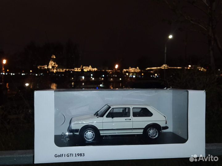 Масштабная модель Volkswagen Golf 1 GTI 1983 1:18