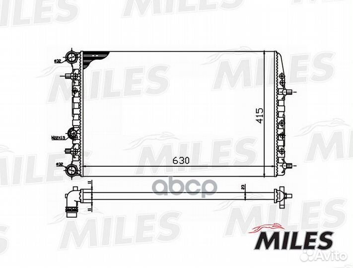 Радиатор VW Polo/Golf 5/Skoda Fabia