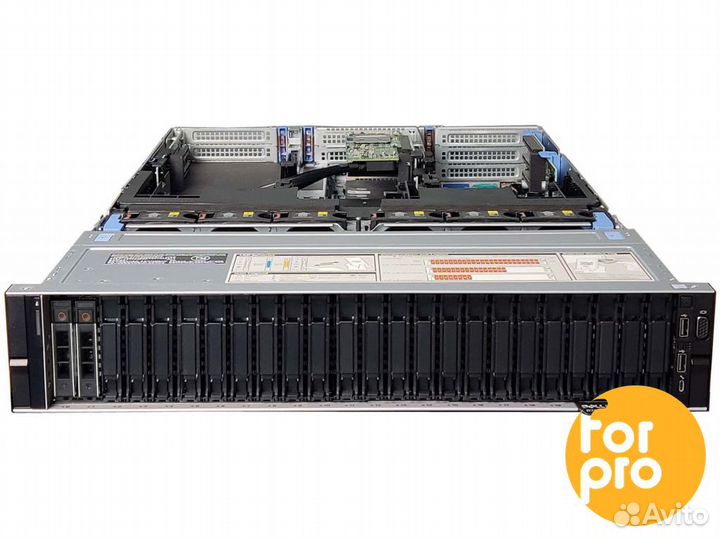 Сервер dell R740xd 24SFF 2x5118Gld 768GB, H330