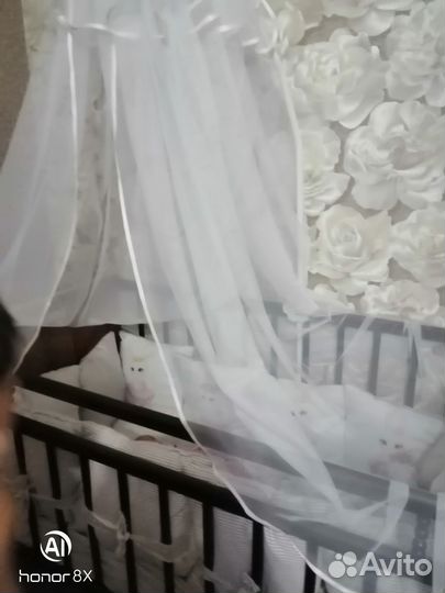 Бортики подушки в кроватку