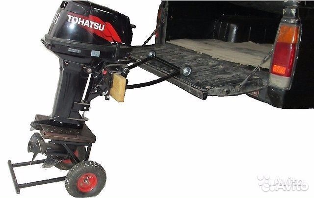 Для лодочного мотора тележка