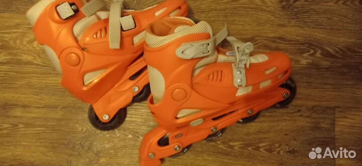 Роликовые коньки детские раздвижные