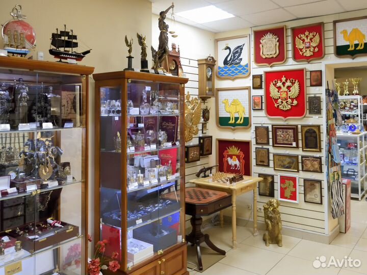 Набор письменный настольный с часами 