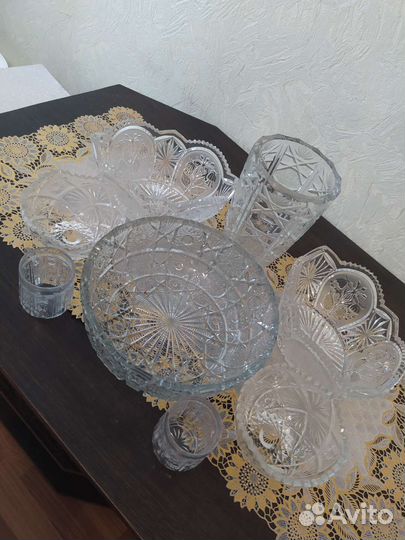 Хрустальная посуда СССР