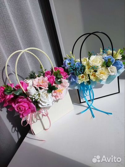 Букет цветов из мыла