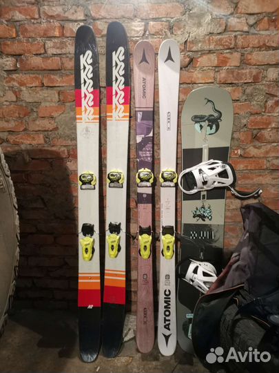 Парковые горные лыжи твинтип