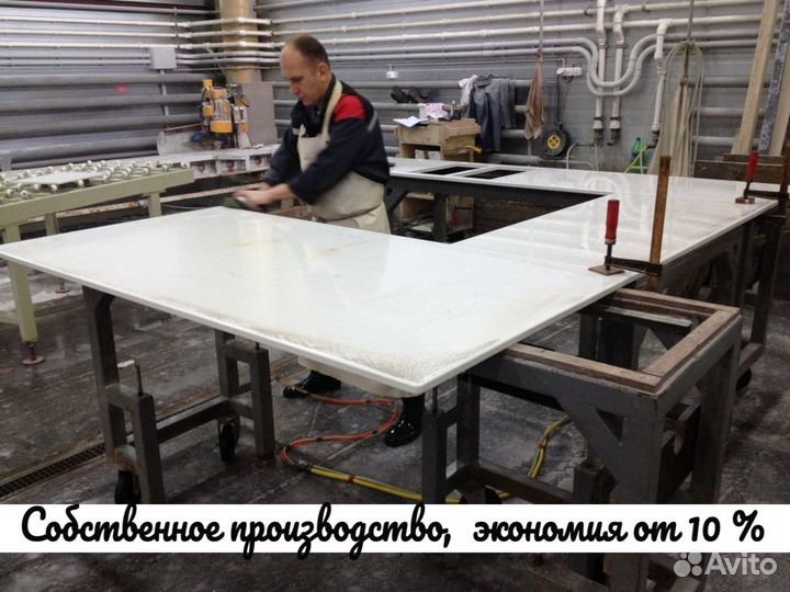 Столешница новая, под заказ, из камня