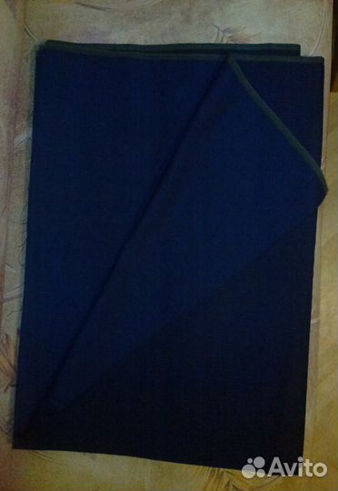 Ткань шерстяная тёмно-синяя ш. 143 см