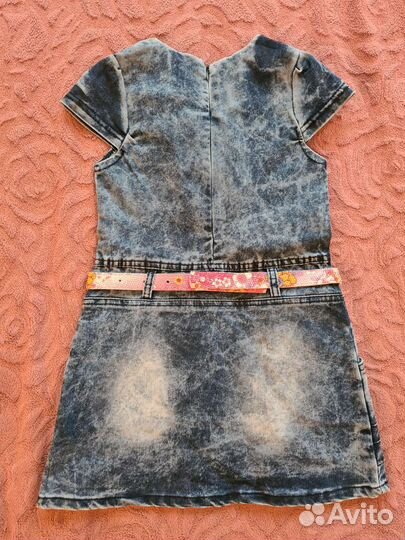 Джинсовое платье р. 116