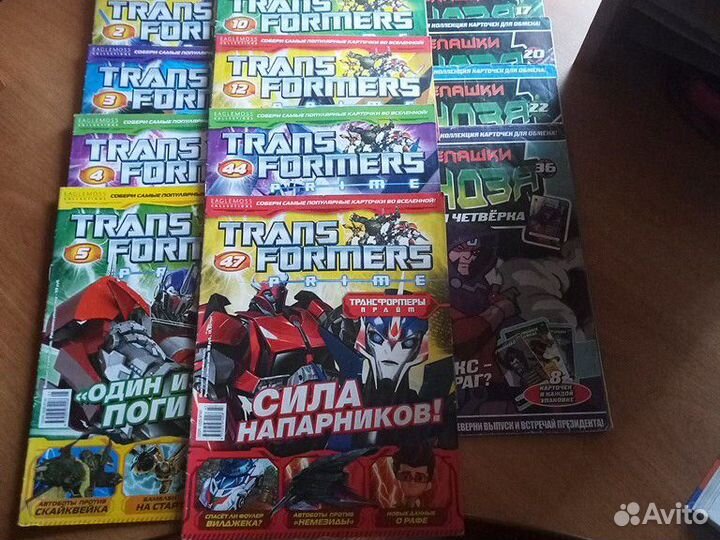 Журналы черепашки и трансформеры