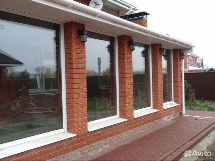 Окна алюминиевые / остекление лоджий на заказ